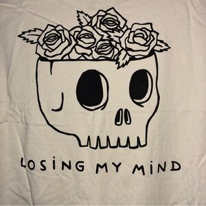 H&M Taupe Crewneck Tee